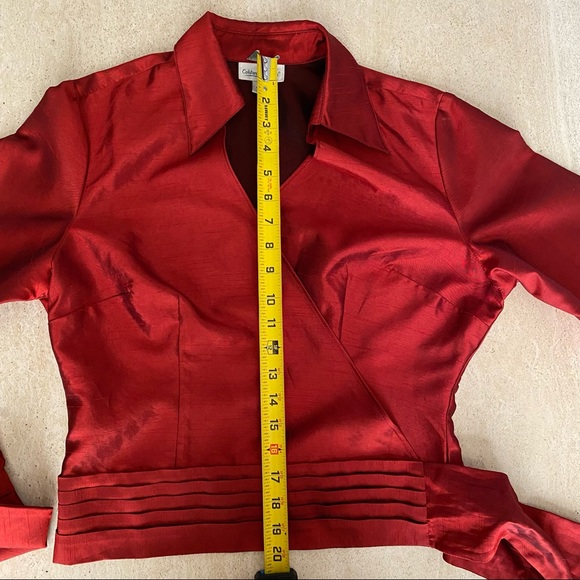 ⭐️HOST PICK⭐️ Coldwater Creek Glamour Wrap Blouse - Picture 12 of 16